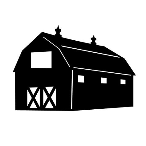 Barn Silhouette Vector At Getdrawings Free Download