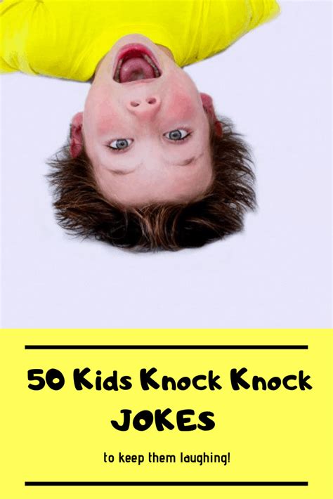 Knock Knock Jokes For Kids Free Printable