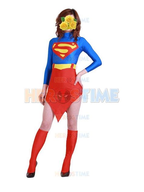 supergirl costume spandex lycra adult female halloween cosplay supergirl superhero costumes the
