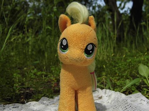 Safe Artist Mfg Applejack Pony G Irl Photo Plushie Solo Derpibooru