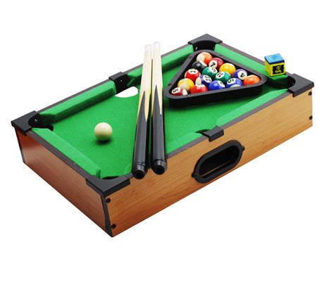Mini Billiard Table Game Toy Wooden Snooker Pool Home Fun Birthday T