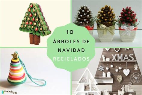 10 árboles de Navidad reciclados Ideas y fotos