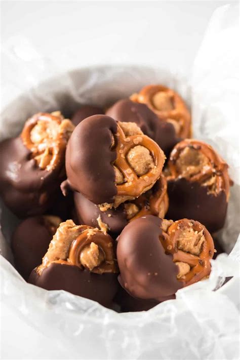 Chocolate Dipped Peanut Butter Pretzels Build Your Bite
