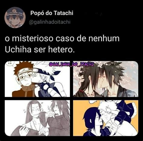 gente aquele ali com o itachi era para ser o shisui sorry kkkkkk naruto engraçado memes de