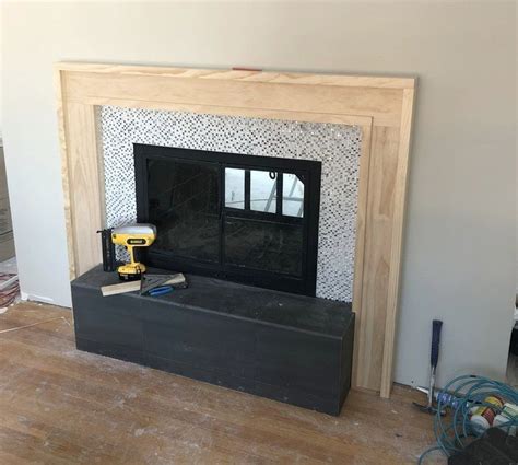 How To Build A Modern Fireplace Mantel — Trubuild Construction Build