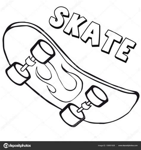Desenhos De Skate Para Desenhar Coloring City