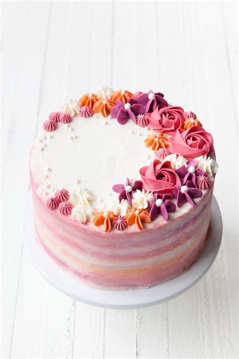 How To Make A Buttercream Flower Cake Style Sweet Buttercream Flower Cake Creative Cake