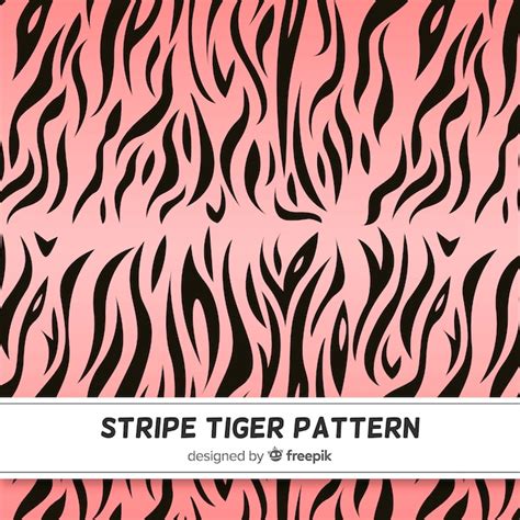 Free Vector Tiger Stripes Pattern