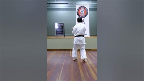 Sanchin Kata Goju Ryu Karate By Davy Wijaya Sensei Youtube