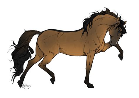 Using a cylinder draw the snout. 19 Beautiful Horse Drawings | Design Trends - Premium PSD ...