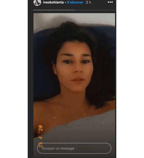 Photo Inès Koh Lanta Sexplique Sur Instagram Après Lélimination
