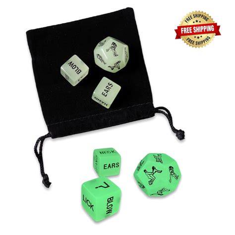 Intimate Glow In The Dark Sex Dice Game Party T Fun Couple