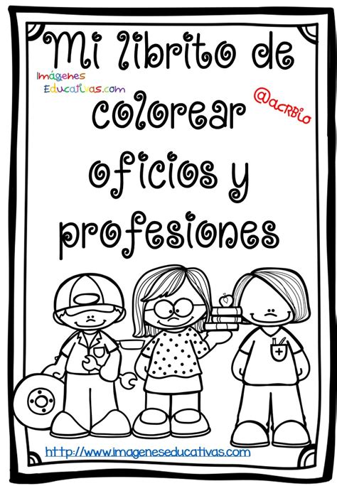 Mi Librito De Colorear Oficios Y Profesiones 1 Imagenes Educativas
