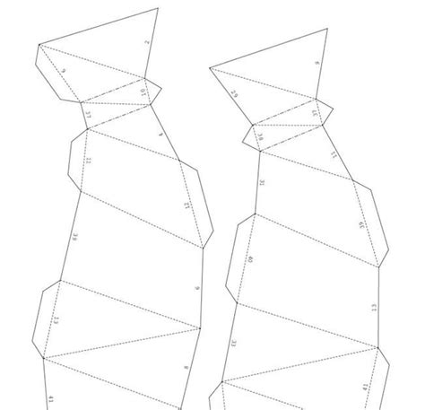 Printable 3d Paper Vase Template