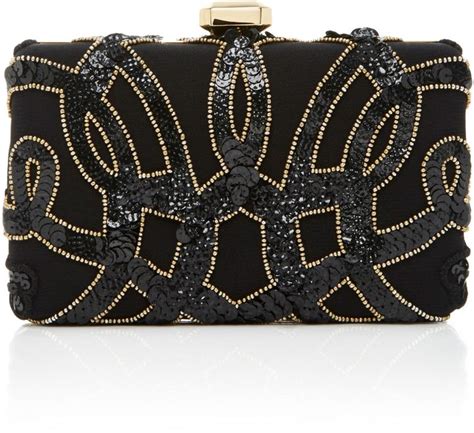 Elie Saab Embroidered Clutch Chic Only Glamour Always Chain Strap