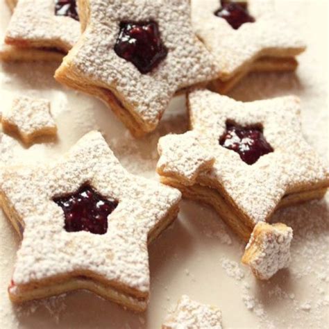 Learn all about the traditional christmas cookies from european countries including bulgaria, croatia, czech republic, hungary, lithuania, poland, romania, and serbia. Austrian Jam Cookies : Christmas Cookies Linzer Cookies With Raspberry Jam On White Table ...
