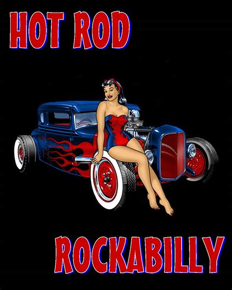 poster art hot rod rockabilly by pave65 on deviantart