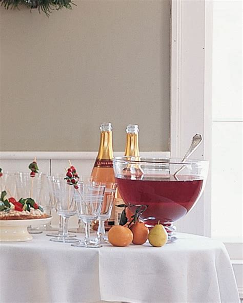 Festive Cranberry Tangerine And Pomegranate Punch Martha Stewart