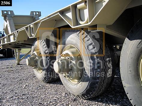 M747 60 Ton Military Low Boy Trailer T 1100 29 Oshkosh Equipment