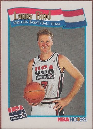 Return this item for free. Larry Bird NBA Hoops Dream Team card (1992) | Part of the ...