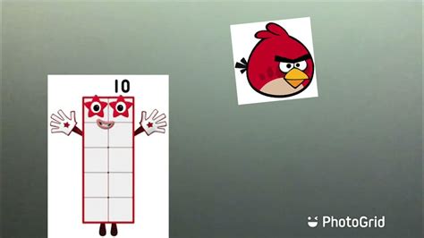 Numberblocks 10 And Angry Birds Youtube
