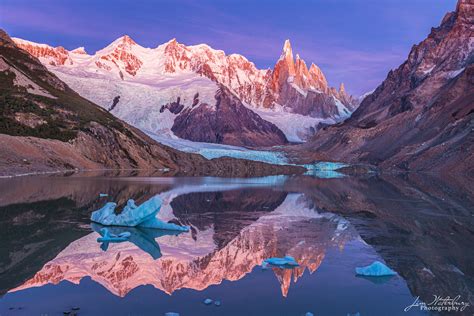 Cerro Torre Reflection Los Glaciares National Park Argentina