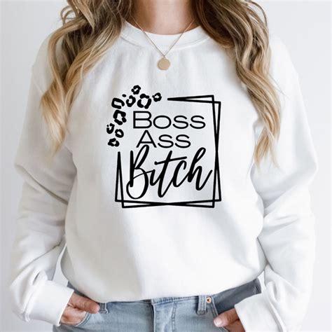 Cheetah Boss Ass Bitch Png Svg Inspirational Motivational Boss Babe Png