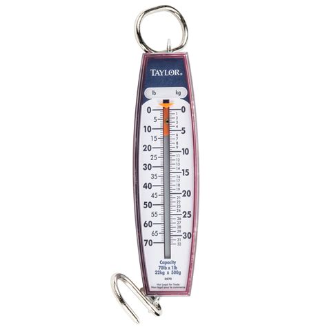 Taylor 3070 Industrial Hanging Spring Scale 70 Lb X 1 Lb