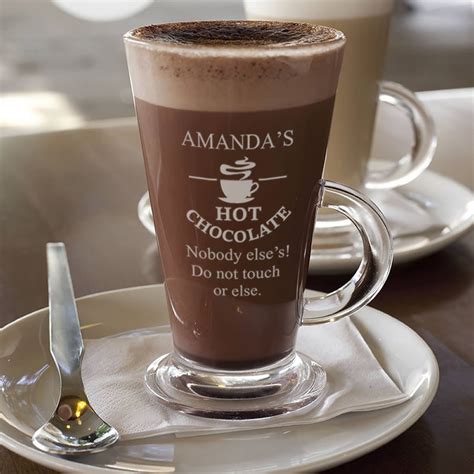 Personalised Stylish Hot Chocolate Mug
