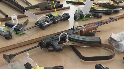 Ak 47 Rifle And Walking Stick Shotgun Among 90 Firearms Handed In To