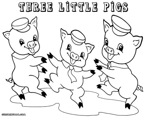 The big bad wolf huffed and puffed and. Three Little Pigs Drawing at GetDrawings | Free download