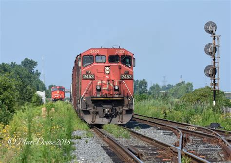 Railpicturesca Marc Dease Photo Train 382 Shoves Back Into The Yard