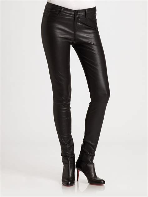 Vince Leather Pants In Black Lyst