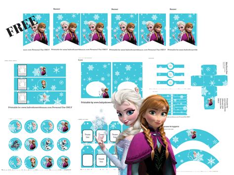 Free Frozen Party Printables Baby Shower Ideas Themes