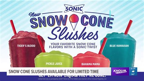 Sonic Debuts Pickle Juice Slush For Limited Time Youtube