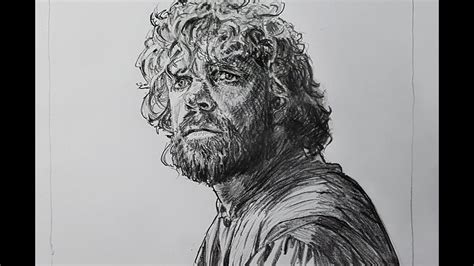 Pencil Drawing The Game Of Thronestyrion Lannister Youtube