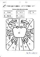 Coloriages magiques GS CP CE1  Les Coccinelles  coloriages magiques