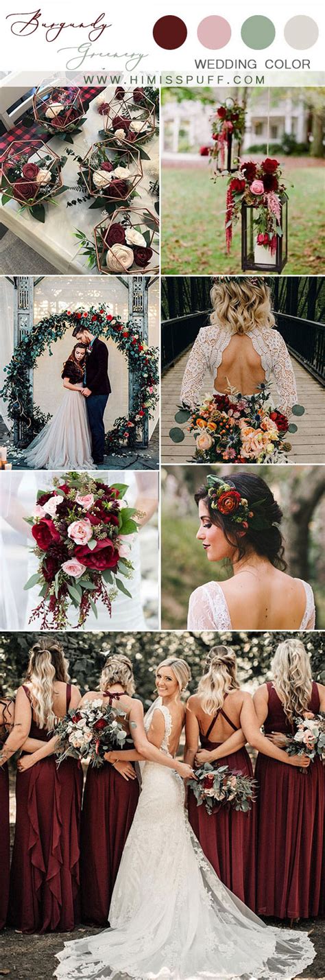 Top 10 Wedding Color Scheme Ideas For 2021 Hi Miss Puff
