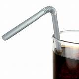 Silver Drinking Straws Images