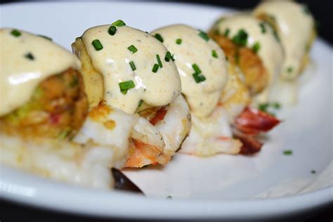 Shrimp Imperial Stuffed With Crab Meat And Topped With Imperial Sauce