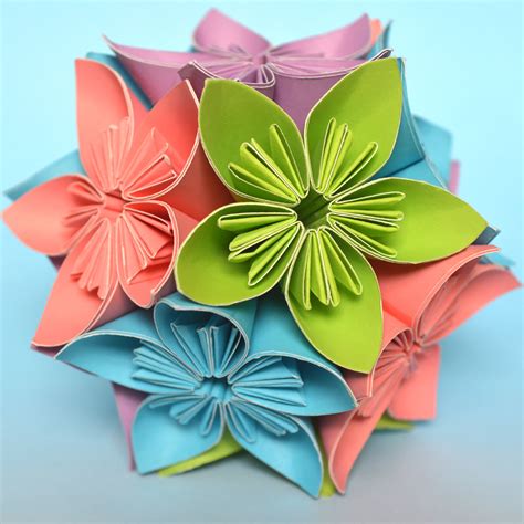 Origami Flower Bouquet Step By Step Easy Step By Step Paper Flowers