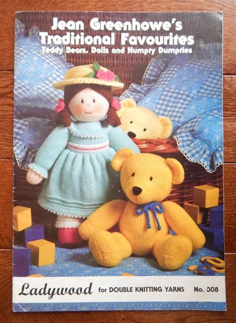 Soft Toy Knitting Pattern By Jean Greenhowe S Traditional Favorites Basic Doll Measures Inch
