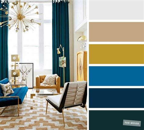 Paleta De Colores Decoración Yellow Living Room Teal Living Rooms