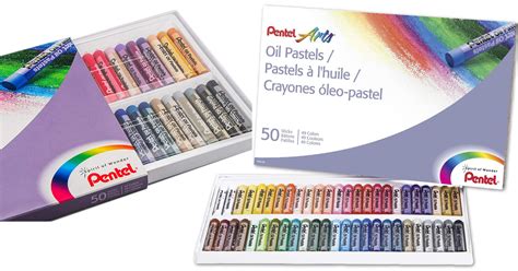 Amazon Pentel Arts Oil Pastels 50 Color Set 399