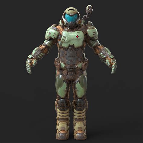 Doomguy Eternal Custom Full Body Wearable Armor With Helmet 3d Etsy