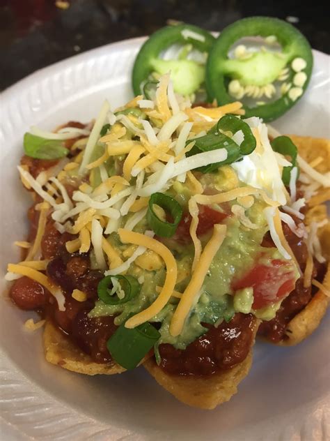 Cooking Through Cravings Frito Pie Bar With John S Chili And Cheesy Guacamole