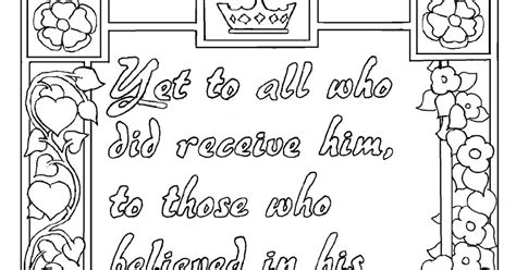 Color the pages with them and that is also called a mother and child bonding. Coloring Pages for Kids by Mr. Adron: John 1:12 Print and ...