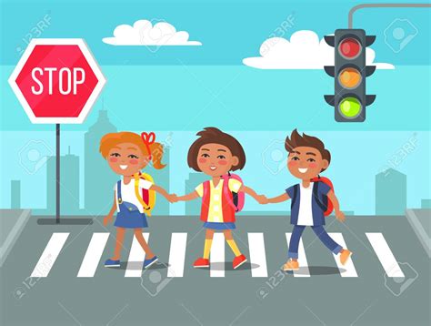 Children Crossing The Street Clipart 20 Free Cliparts Download Images