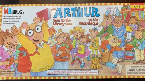 Arthur Goes To The Library Board Game 1990s Etsy