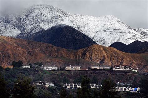 Storms Leave Blanket Of Snow On Southern California